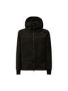 C.P. Shell-R Goggle Hooded Jacket Black - CP COMPANY - BALAAN 2