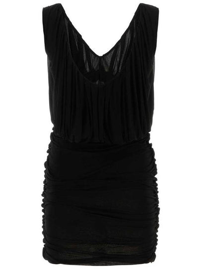 23 ss Jersey Dress 729750Y5G981000 B0040299980 - SAINT LAURENT - BALAAN 2