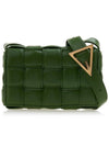 Cassette Intrecciato Padded Small Cross Bag Avocado - BOTTEGA VENETA - BALAAN 2