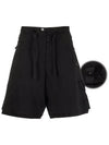 Wappen Patch Shadow Bermuda Shorts Black - STONE ISLAND - BALAAN 3