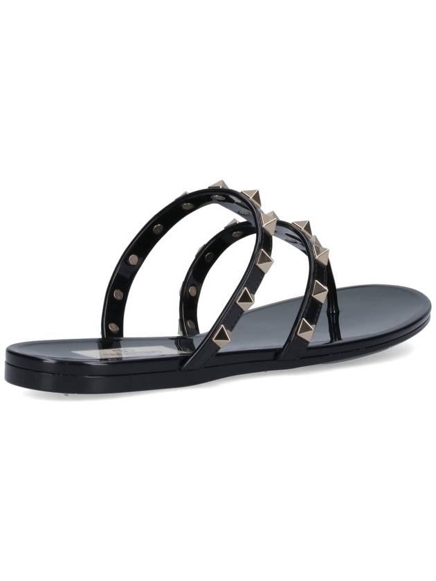 Valentino Garavani Sandals Black - VALENTINO - BALAAN 4