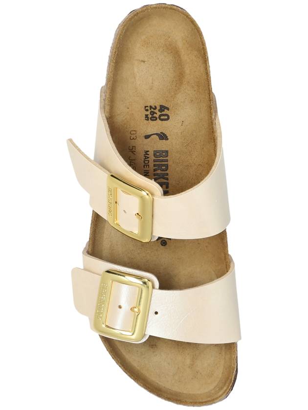 Birkenstock Slippers Sydney Cushion Buckle, Women's, Cream - BIRKENSTOCK - BALAAN 6