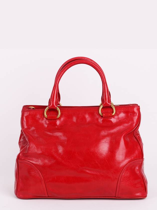 Vitello Shine Vintage Red Shoulder Bag - PRADA - BALAAN 4