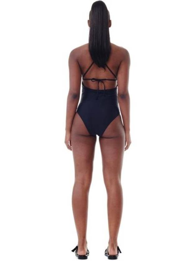 24FW Bikini Swimsuit A6064 099 Black - GANNI - BALAAN 5