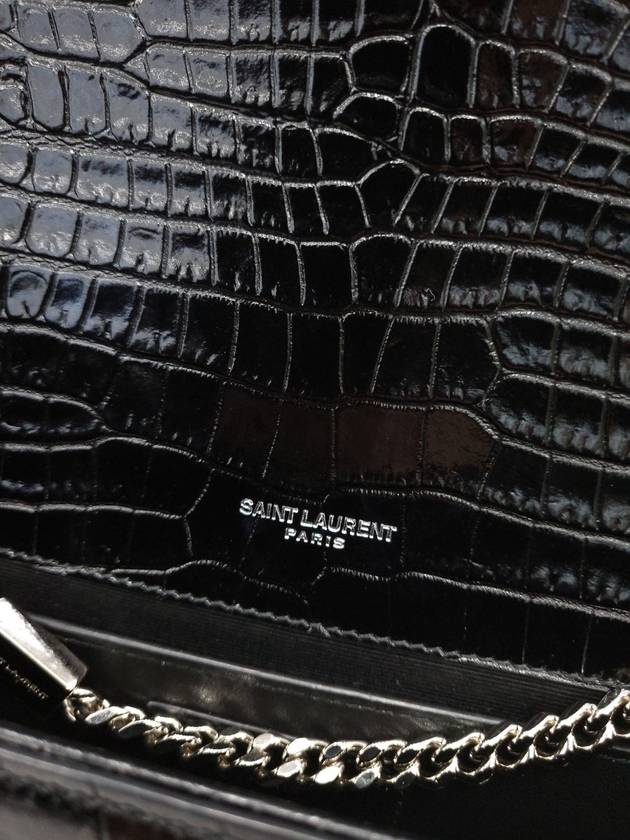 Crocodile Kate Medium Chain Tassel Bag - SAINT LAURENT - BALAAN 6