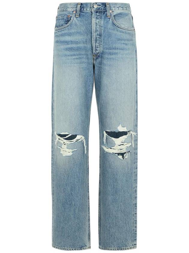 Agolde 'Kelly' Light Blue Denim Jeans - AGOLDE - BALAAN 1