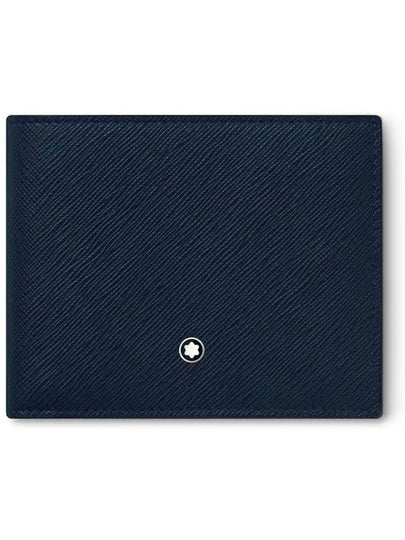 Sartorial 6CC Leather Half Wallet Ink Blue - MONTBLANC - BALAAN 2