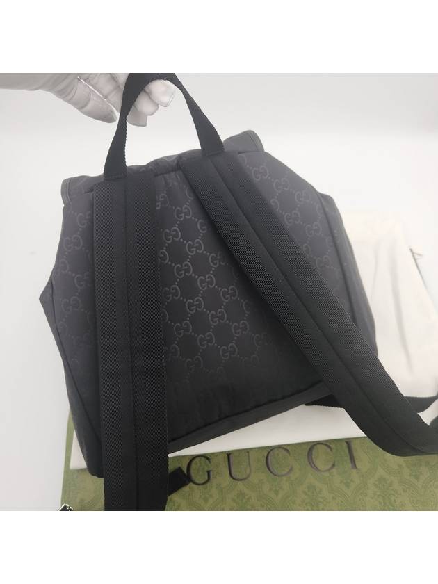 GG Pocket Nylon Backpack BLack - GUCCI - BALAAN 3