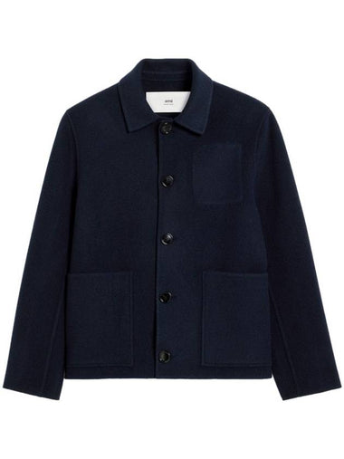 Ami Paris Jackets Blue - AMI - BALAAN 1