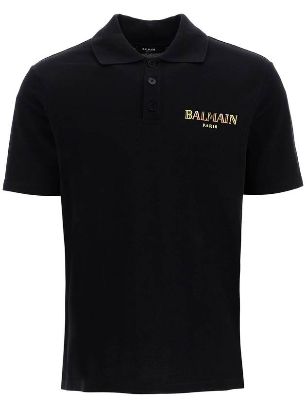 "vintage balmain embroidered polo shirt - BALMAIN - BALAAN 1