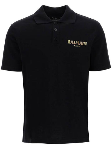 "vintage balmain embroidered polo shirt - BALMAIN - BALAAN 1