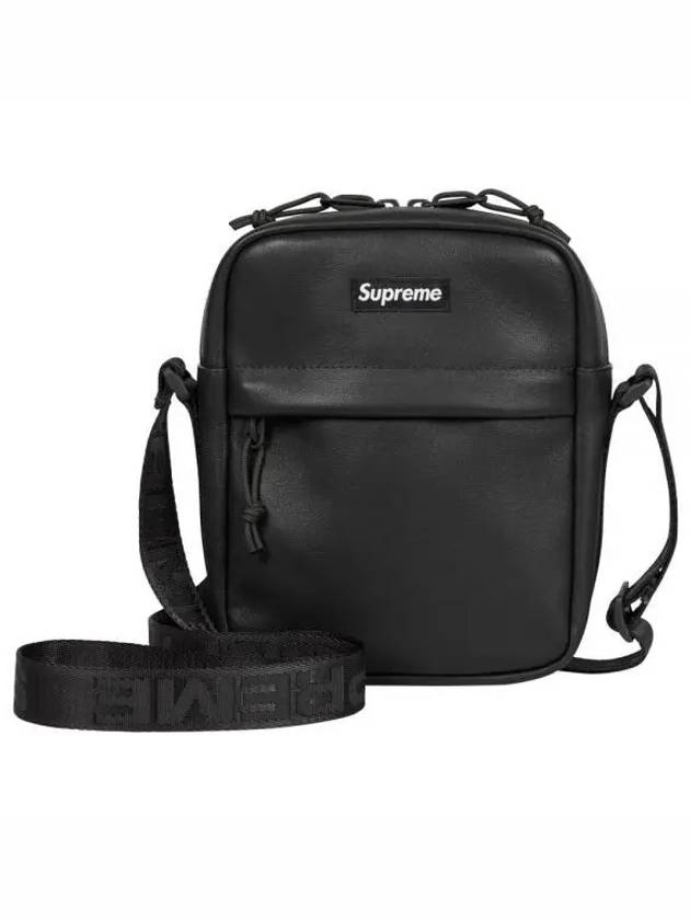 leather shoulder bag black 242940 - SUPREME - BALAAN 1