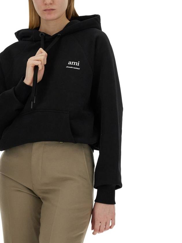 Alexandre Mattiussi Hoodie Black - AMI - BALAAN 8