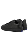 EKD Embossed Logo Leather Low-Top Sneakers Black - BURBERRY - BALAAN 5