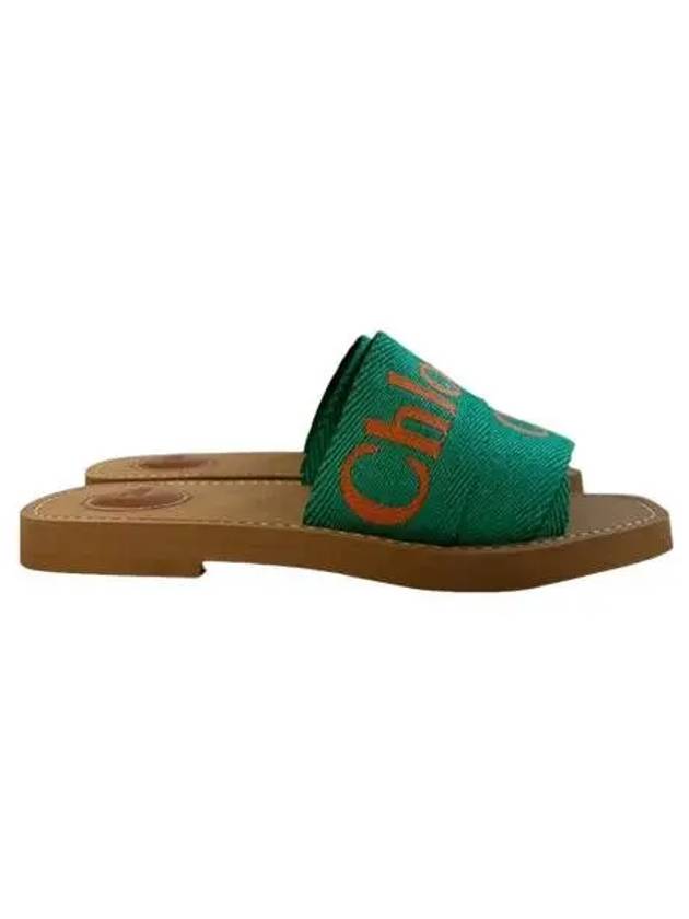 Woody Flat Mules Green - CHLOE - BALAAN 2