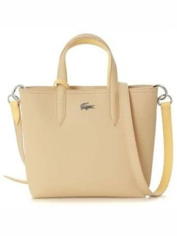 Women s Anna Cross Tote Bag Beige 1280239 - LACOSTE - BALAAN 1