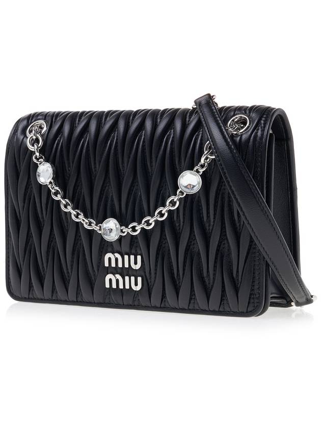 Materasse Nappa Leather Mini Bag Black - MIU MIU - BALAAN 3