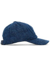 Tomas Embroidered Logo Ball Cap Blue - ISABEL MARANT - BALAAN 4