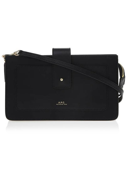 Alvine Clutch Cross Bag Black - A.P.C. - BALAAN 2