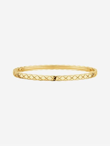 Coco Crush Quilted Diamond Motif Bracelet Gold - CHANEL - BALAAN 1