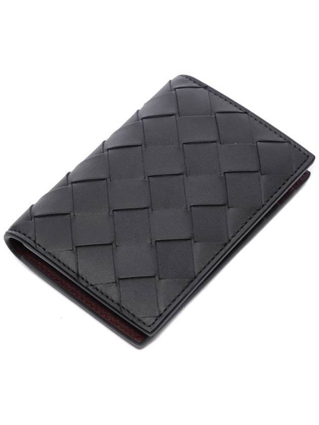 Intrecciato Card Wallet Black - BOTTEGA VENETA - BALAAN 6