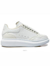 Larry Two Tone Suede Leather Low Top Sneakers White - ALEXANDER MCQUEEN - BALAAN 2