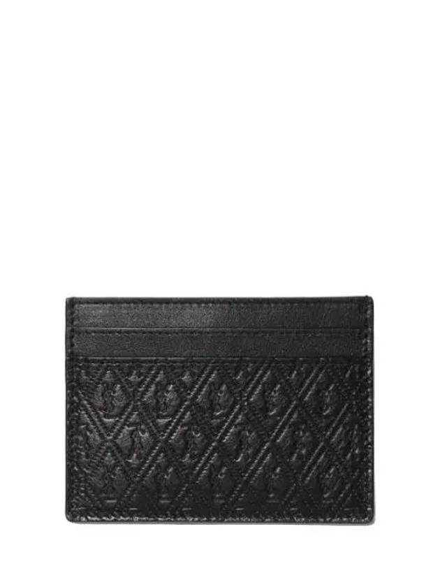 Pineapple Print Monogram Card Holder Men s Wallet - SAINT LAURENT - BALAAN 1