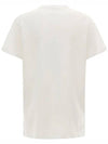 Aby Logo Short Sleeve T-Shirt White - ISABEL MARANT - BALAAN 4