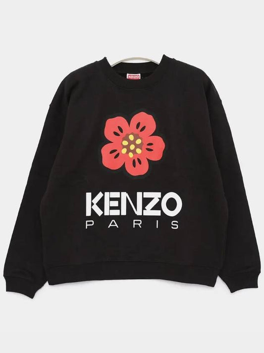 2SW036 4ME 99J Balk Flower Sweatshirt - KENZO - BALAAN 1
