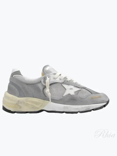 Dad Running Suede Sneakers Grey - GOLDEN GOOSE - BALAAN 2