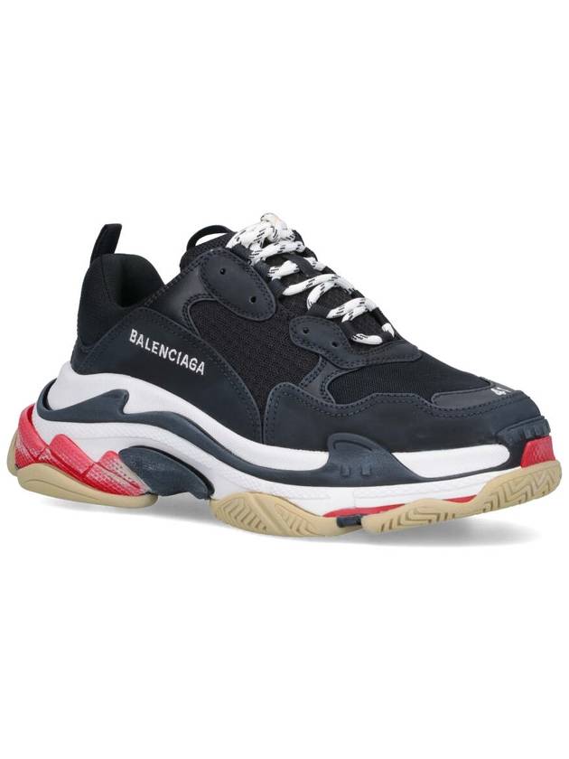 Triple S Low Top Sneakers Black - BALENCIAGA - BALAAN 3