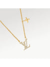 LV Iconic Crystal Necklace Gold - LOUIS VUITTON - BALAAN 3