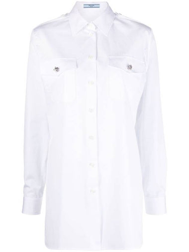 Prada Shirts White - PRADA - BALAAN 1