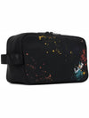 Paul Smith Black Paint Splatter Pouch - PAUL SMITH - BALAAN 3