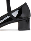 Women's Guillemette Satin Leather Mary Jane Flats Black - REPETTO - BALAAN 8