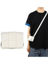 Intrecciato Cassette Small Cross Bag White - BOTTEGA VENETA - BALAAN 2