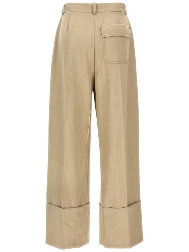 Victoria Beckham Maxi Turn-Up Pants - VICTORIA BECKHAM - BALAAN 2