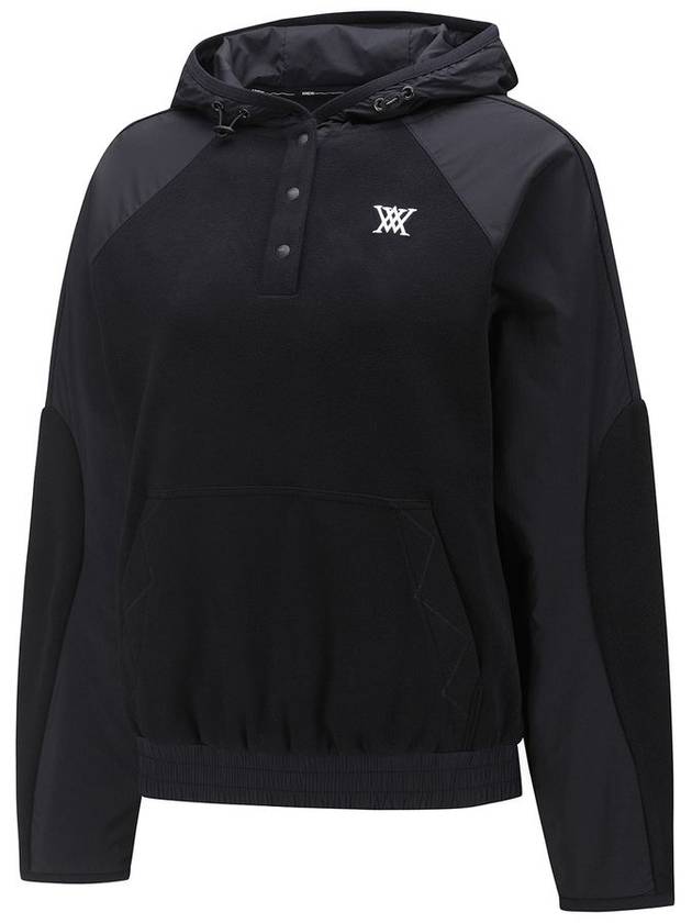 Official WOMEN WOOVEN BLOCKED LONG SLEEVE HODIE BK - ANEWGOLF - BALAAN 3