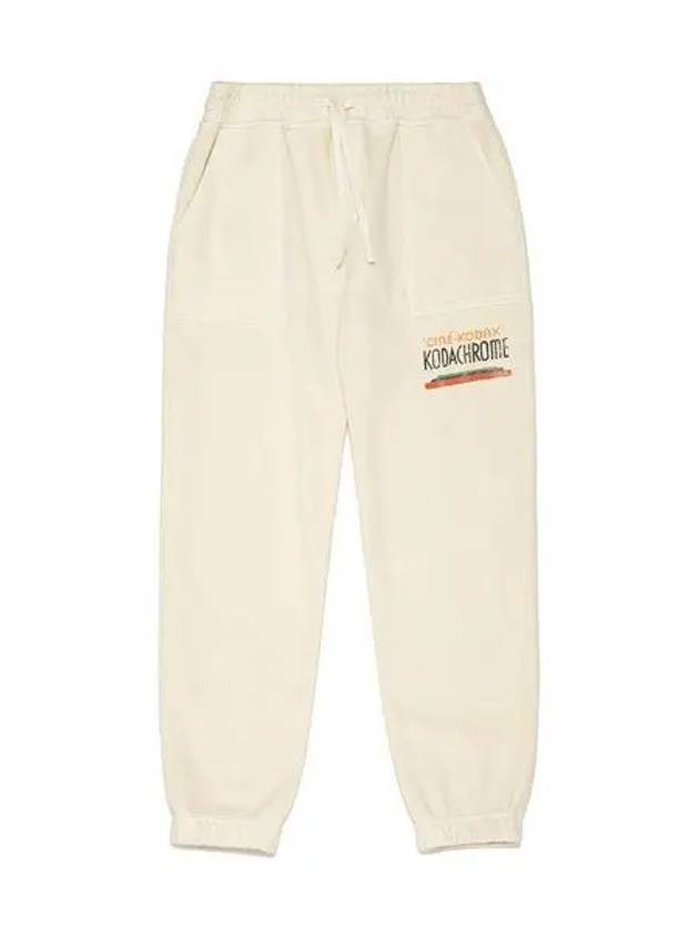 KODAK Cinekodak Pigment Dying Regular Jogger Pants IVORY - KODO - BALAAN 1