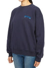 Women's Brushed Sweatshirt Navy - MAISON KITSUNE - BALAAN 3