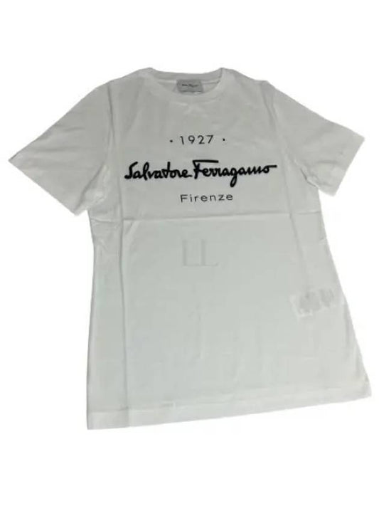 118226 Ferragamo 1927 Signature Women s T Shirt 11 C466 BCO 0722283 - SALVATORE FERRAGAMO - BALAAN 1