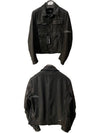 20FW PBPE645 P702 01 Pocket Washed Leather Jacket Black Men's Jacket TR - NEIL BARRETT - BALAAN 4