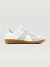 Replica Calfskin Low Top Sneakers White - MAISON MARGIELA - BALAAN 3