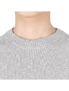 Shadow Project Waffen Patch Badge Knit Top Grey - STONE ISLAND - BALAAN 7