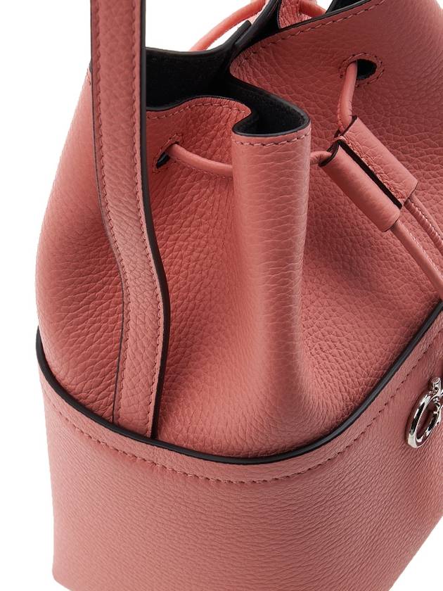 Gancini Mini Bucket Bag Pink - SALVATORE FERRAGAMO - BALAAN.