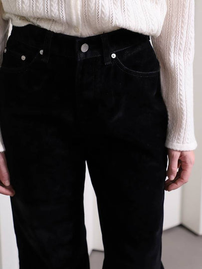 Women s Velvet Jeans Black MICHAEL PANTS - TINA BLOSSOM - BALAAN 2