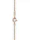 Tiffany T diamond double chain bracelet rose gold 62355646 - TIFFANY & CO. - BALAAN 3