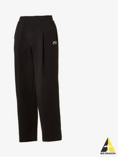 Uni Heritage Wide One Tuck Pants BLK - FILA - BALAAN 1