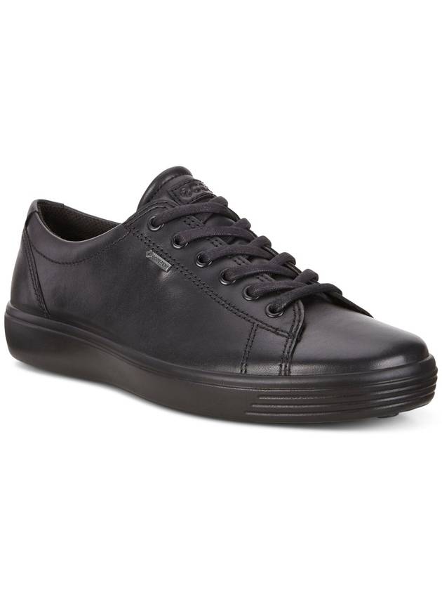 Soft 7 Low Top Sneakers Black - ECCO - BALAAN 2