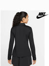 Women's Golf Dri Fit Victory Long Sleeve Polo Shirt Black - NIKE - BALAAN 5